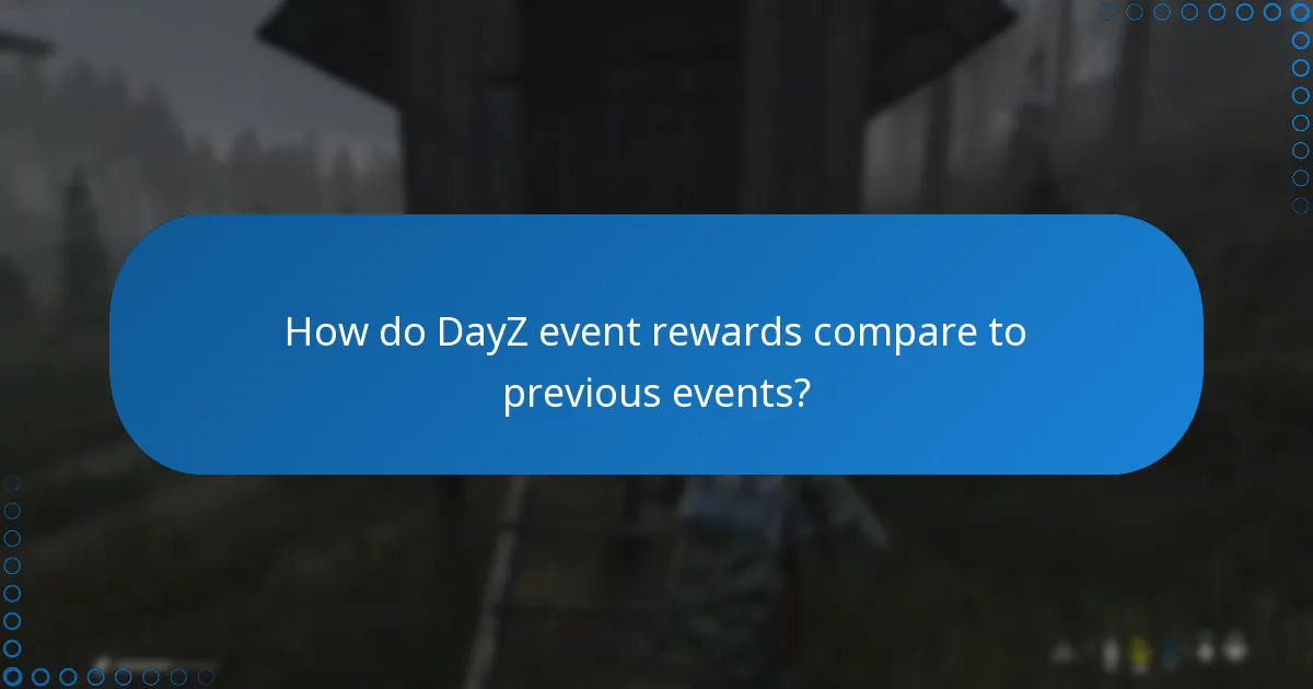 What are the frequently asked questions about DayZ event rewards?
